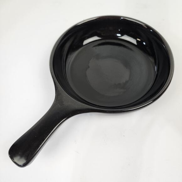 Dr Mercola Healthy Chef Small 6 1/2 Inch Open Skillet Black Ceramic Stovetop - Picture 1 of 6